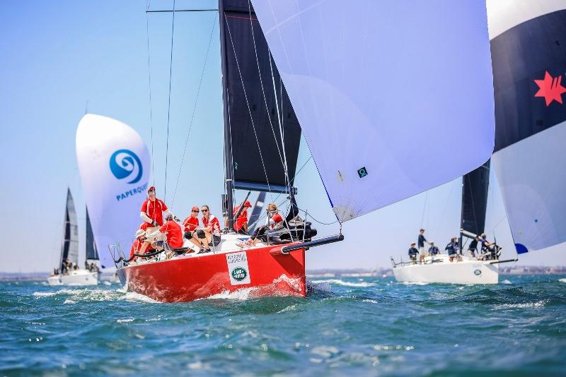 Super 11 and J111 div – Festival of Sails photo copyright Salty Dingo taken at Royal Geelong Yacht Club and featuring the J111 class