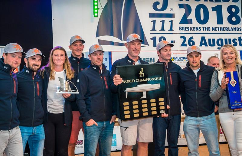 Martin Dent and team JElvis, 2018 J/111 World Champions!  photo copyright WACON-images.com taken at  and featuring the J111 class