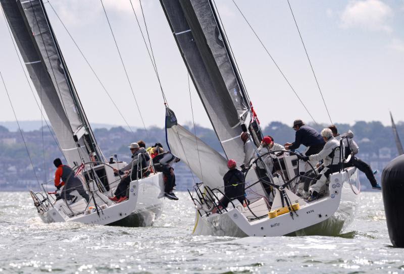Lallekonig squeezes ahead of McFly to take the J/111 class - RORC Vice Admiral's Cup 2019 - photo © Rick Tomlinson