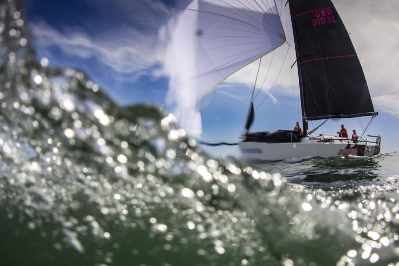 Paul Wyeth's underwater camera action features J/111 Jolene on day 2 of the RORC Vice Admiral's Cup - photo © Paul Wyeth / pwpictures.com