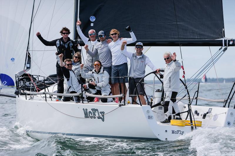 Tony Mack's McFly saw intense racing and overall victory in the J/111 class - 2022 RORC Vice Admiral's Cup - photo © Paul Wyeth / pwpictures.com