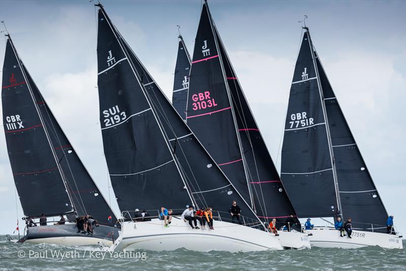 J111 start on day 1 of the Key Yachting J-Cup 2022 - photo © Paul Wyeth / Key Yachting