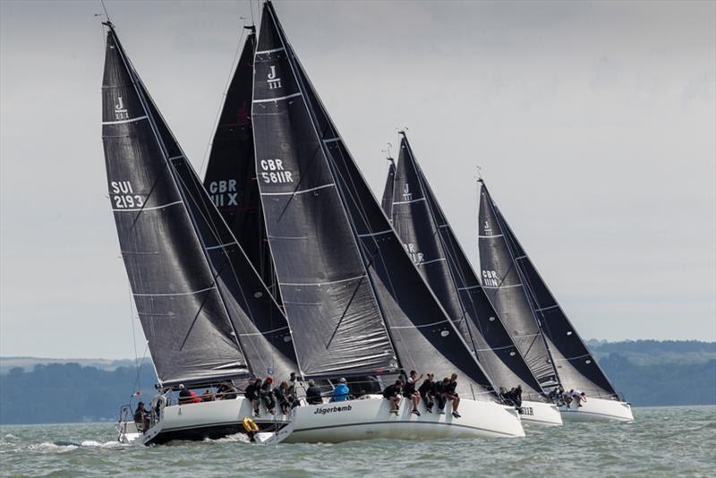 J/111 start - Royal Southern North Sails May Regatta photo copyright Paul Wyeth / RSrnYC taken at Royal Southern Yacht Club and featuring the J111 class