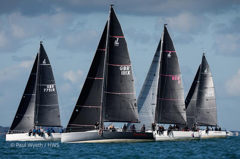 Jitterbug - 42nd Hamble Winter Series - Week 3 photo copyright Paul Wyeth / www.pwpictures.com taken at Hamble River Sailing Club and featuring the J111 class