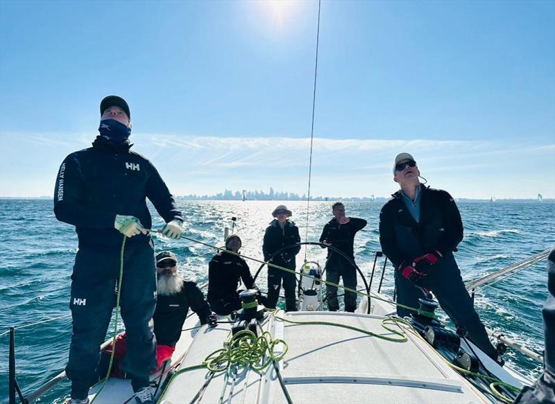 Crew on board Ginan - DYSC Marine Supplies Winter Series Wrap Up - photo © David ‘Doc’ Sturge