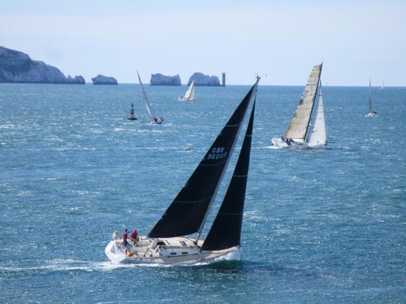 J120 'Nunatak' at Hurst Narrows in the Solent  photo copyright Richard Bagnall taken at  and featuring the J120 class