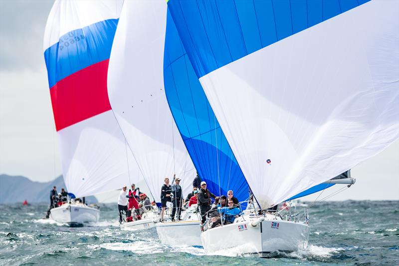 J/120 boats at the Helly Hansen NOOD Regatta San Diego photo copyright Paul Todd / www.outsideimages.com taken at Coronado Yacht Club and featuring the J120 class