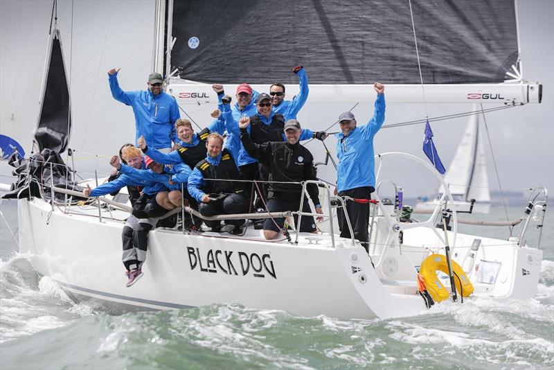 Stuart Sawyer's J/122 Black Dog, overall winner in 2019 - RORC IRC National Championship photo copyright Paul Wyeth / RORC  taken at Royal Ocean Racing Club and featuring the J/122 class