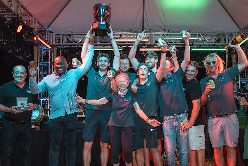'Liquid' owner Pamala Baldwin (center left) runs a team of young international talent, and won 1st in class in the 2022 St. Maarten Heineken Regatta as well as the Women's Trophy in 2022 for her contributions to the sport - photo © Souleyman