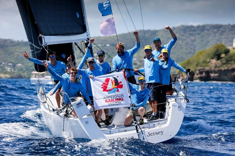 CSA 2 - Current holders of the Lord Nelson Trophy - J/122 McFly on El Ocaso chartered by Tony & Sally Mack (GBR) - Antigua Sailing Week 2024 photo copyright Paul Wyeth taken at Antigua Yacht Club and featuring the J/122 class