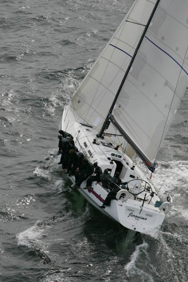 Jonathan and Lisa Goring's J/133 'Jeronimo' wins IRC1 convincingly at Spi Ouest 2005 photo copyright J M Liot taken at  and featuring the J133 class