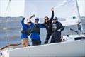 Baby Doll (l-r) Glenn Darden, Willem van Waay, Min Min Kelly, Jackson Benvenutti, wins the Allstate Sugar Bowl J/22 Worlds at New Orleans &copy; Hannah Lee Noll