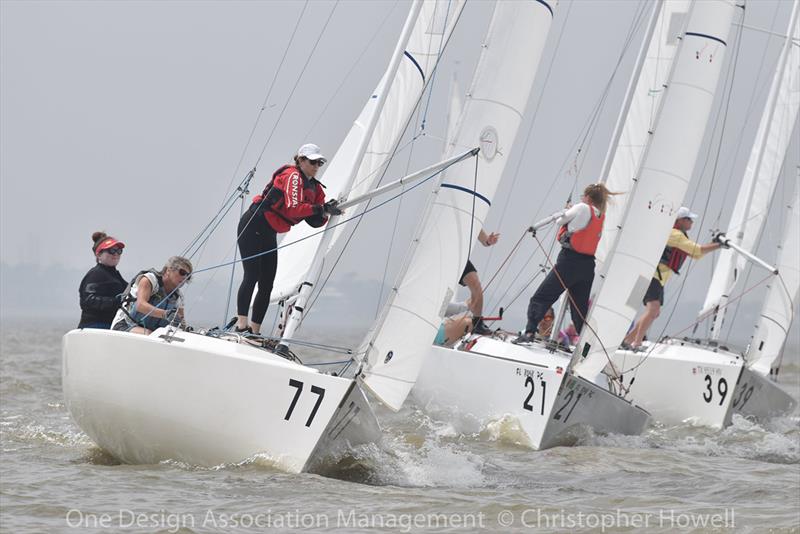 2018 J/22 Midwinter Championship - Day 2 photo copyright Christopher Howell taken at Houston Yacht Club and featuring the J/22 class