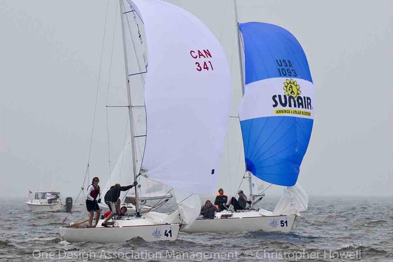 2018 J/22 World Championship - Day 1 photo copyright Christopher Howell taken at Annapolis Yacht Club and featuring the J/22 class