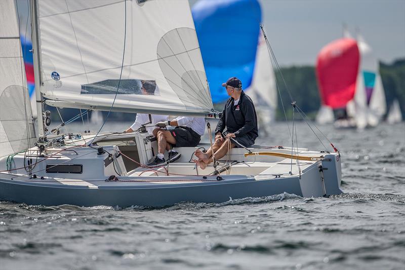 2019 J/22 North American Championship -  Day 2 photo copyright Holly Jo Anderson taken at Wayzata Yacht Club and featuring the J/22 class