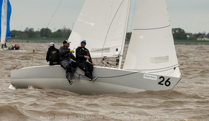 2021 Morgan Stanley J/22 Midwinter Championship photo copyright Christopher Howell taken at Southern Yacht Club and featuring the J/22 class