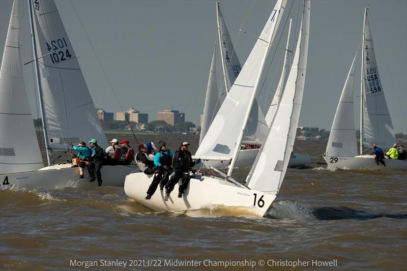 2021 Morgan Stanley J/22 Midwinter Championship - Final Day photo copyright Christopher Howell taken at Southern Yacht Club and featuring the J/22 class