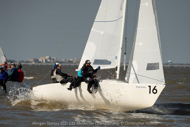 2021 Morgan Stanley J/22 Midwinter Championship - Final Day photo copyright Christopher Howell taken at Southern Yacht Club and featuring the J/22 class