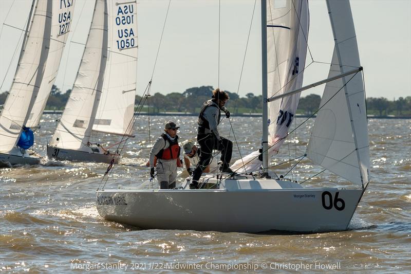 2021 Morgan Stanley J/22 Midwinter Championship - Final Day photo copyright Christopher Howell taken at Southern Yacht Club and featuring the J/22 class