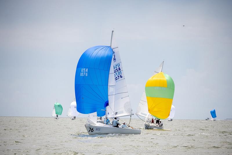 J/22 World Championship at Corpus Christi, Texas day 3 photo copyright Christopher Howell taken at Corpus Christi Yacht Club and featuring the J/22 class