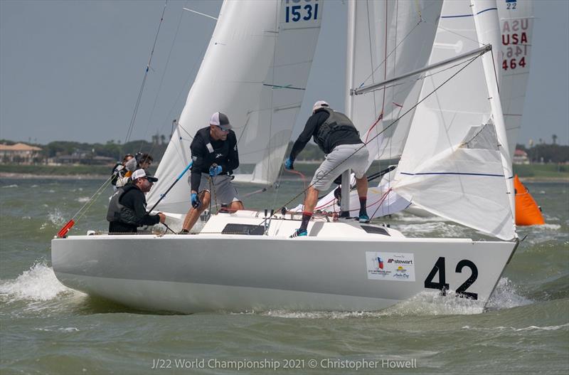 J/22 World Championship at Corpus Christi, Texas final day photo copyright Christopher Howell taken at Corpus Christi Yacht Club and featuring the J/22 class