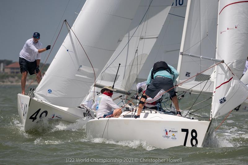 J/22 World Championship at Corpus Christi, Texas final day photo copyright Christopher Howell taken at Corpus Christi Yacht Club and featuring the J/22 class