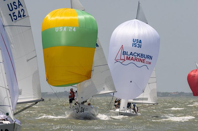 J/22 World Championship at Corpus Christi, Texas final day photo copyright Christopher Howell taken at Corpus Christi Yacht Club and featuring the J/22 class