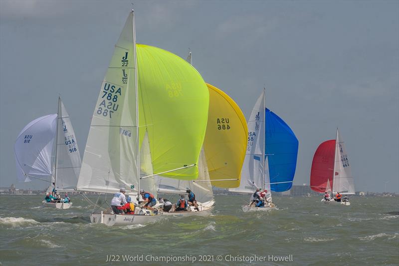 J/22 World Championship at Corpus Christi, Texas final day photo copyright Christopher Howell taken at Corpus Christi Yacht Club and featuring the J/22 class