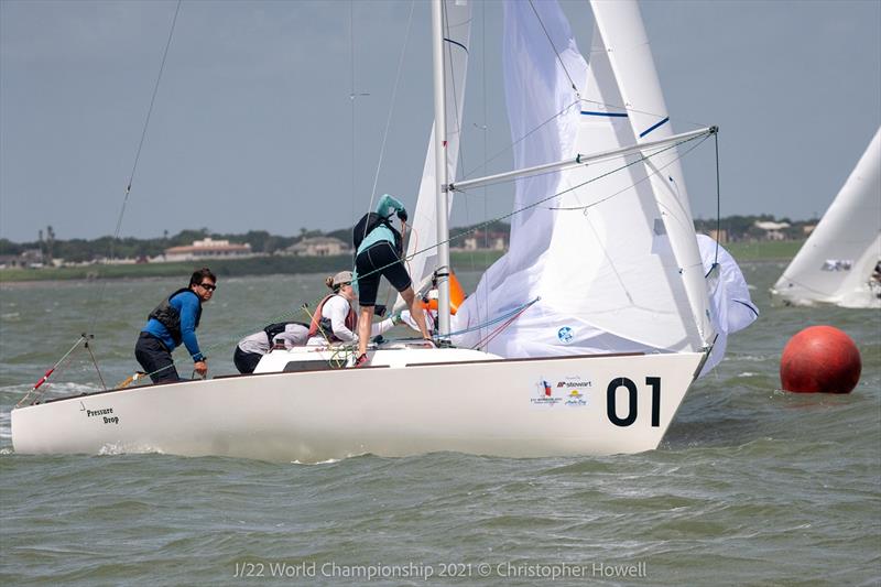 J/22 World Championship at Corpus Christi, Texas final day photo copyright Christopher Howell taken at Corpus Christi Yacht Club and featuring the J/22 class
