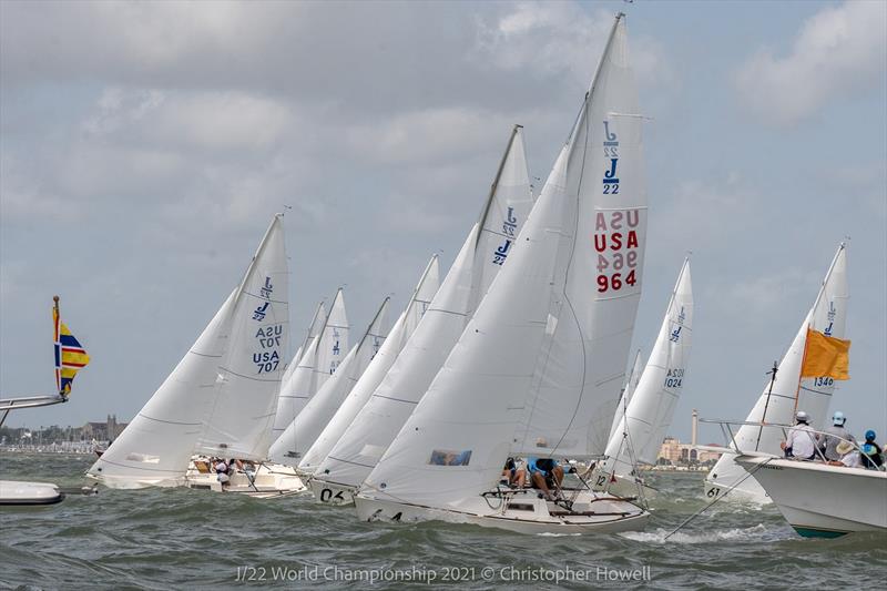 J/22 World Championship at Corpus Christi, Texas final day photo copyright Christopher Howell taken at Corpus Christi Yacht Club and featuring the J/22 class