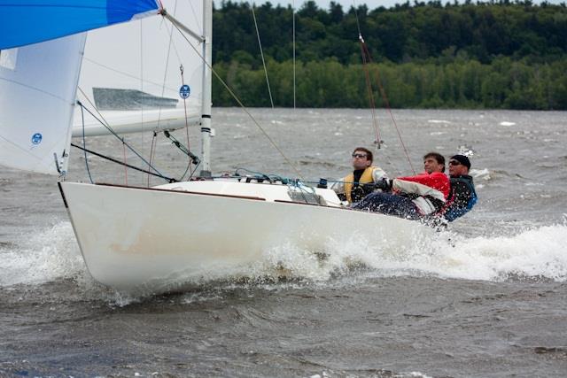 Racecourse action at the Jackrabbit J/22 Regatta photo copyright Jackrabbit J/22 Regatta taken at Canandaigua Yacht Club and featuring the J/22 class