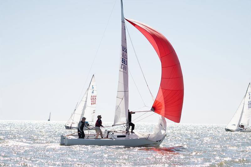 2022 J/22 Midwinter Championship Race Day 1 photo copyright Christopher Howell taken at Lakewood Yacht Club and featuring the J/22 class