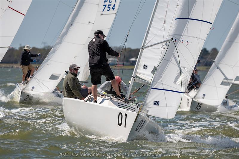 2022 J/22 Midwinter Championship Race Final Day photo copyright Christopher Howell taken at Lakewood Yacht Club and featuring the J/22 class