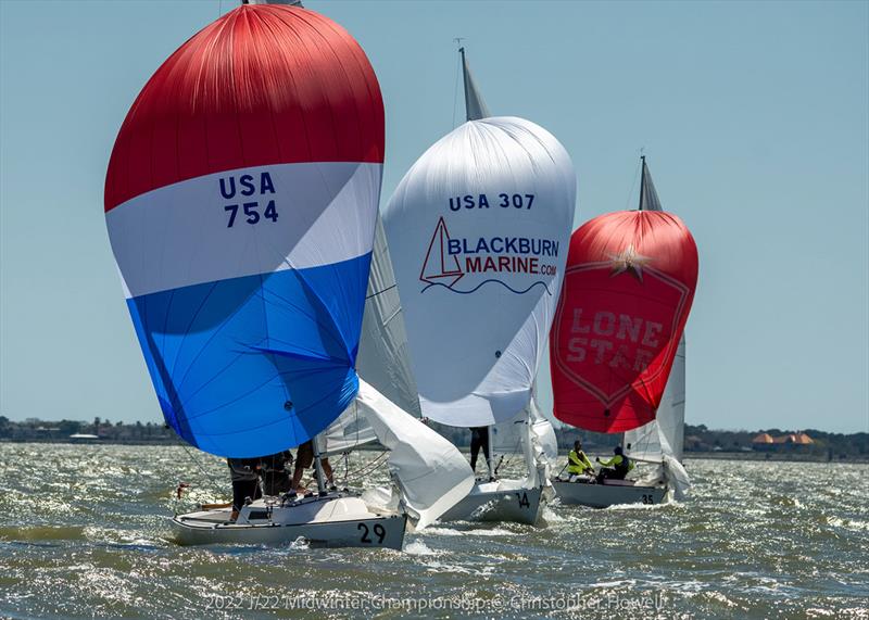 2022 J/22 Midwinter Championship Race Final Day photo copyright Christopher Howell taken at Lakewood Yacht Club and featuring the J/22 class