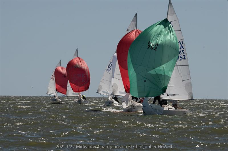 2022 J/22 Midwinter Championship Race Final Day photo copyright Christopher Howell taken at Lakewood Yacht Club and featuring the J/22 class
