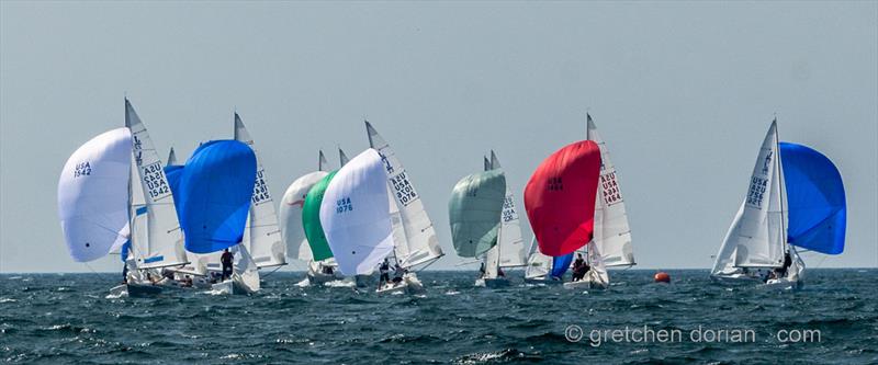 J/22 North American Championship final day photo copyright Gretchen Dorian taken at Tawas Bay Yacht Club and featuring the J/22 class