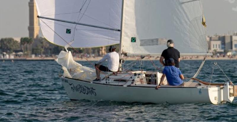 IRC Middle East Championship photo copyright Pia Torelli & Neil Corder/ Waterwise Photography taken at Dubai Offshore Sailing Club and featuring the J/22 class