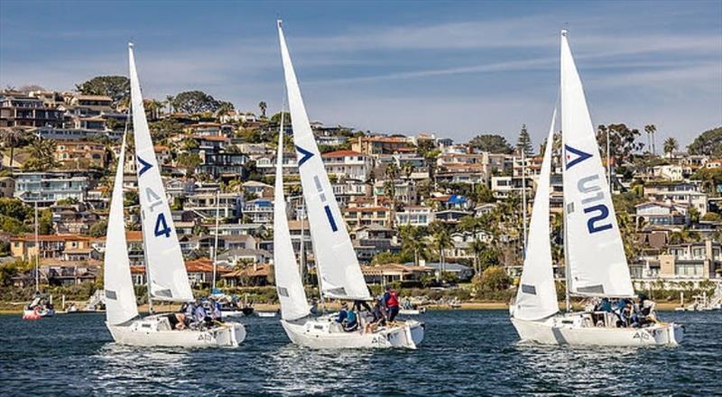 Women's Winter J/22 Invitational Regatta photo copyright Cynthia Sinclair taken at San Diego Yacht Club and featuring the J/22 class