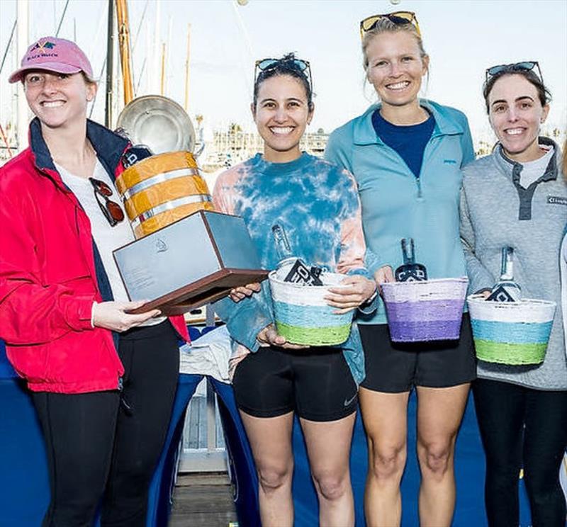 Women's Winter J/22 Invitational Regatta photo copyright Cynthia Sinclair taken at San Diego Yacht Club and featuring the J/22 class