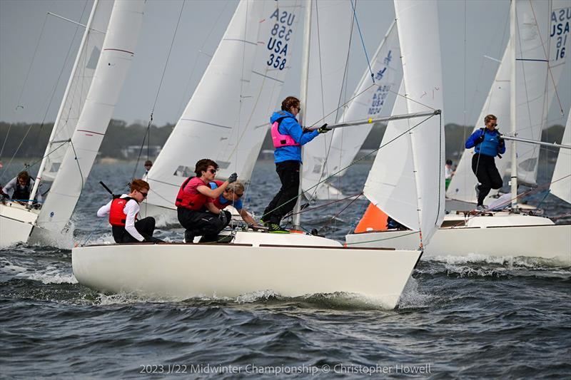 2023 J/22 Midwinter Championship photo copyright Christopher Howell taken at Fort Walton Yacht Club and featuring the J/22 class