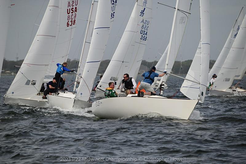 2023 J/22 Midwinter Championship photo copyright Christopher Howell taken at Fort Walton Yacht Club and featuring the J/22 class