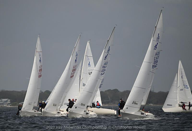 2023 J/22 Midwinter Championship photo copyright Christopher Howell taken at Fort Walton Yacht Club and featuring the J/22 class