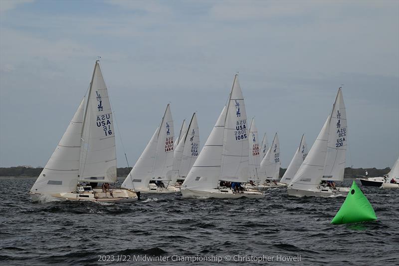 2023 J/22 Midwinter Championship photo copyright Christopher Howell taken at Fort Walton Yacht Club and featuring the J/22 class