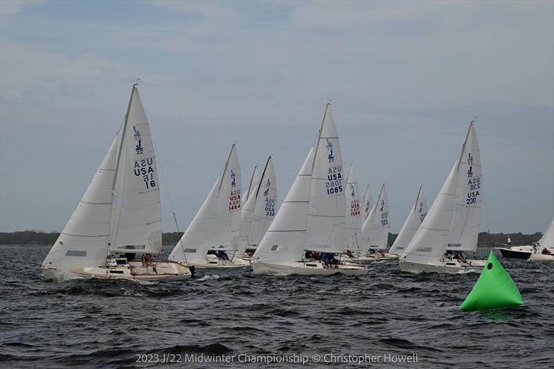 2023 J/22 Midwinter Championship photo copyright Christopher Howell taken at Fort Walton Yacht Club and featuring the J/22 class