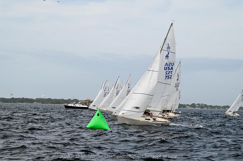 2023 J/22 Midwinter Championship photo copyright Christopher Howell taken at Fort Walton Yacht Club and featuring the J/22 class