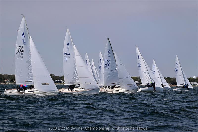 2023 J/22 Midwinter Championship photo copyright Christopher Howell taken at Fort Walton Yacht Club and featuring the J/22 class