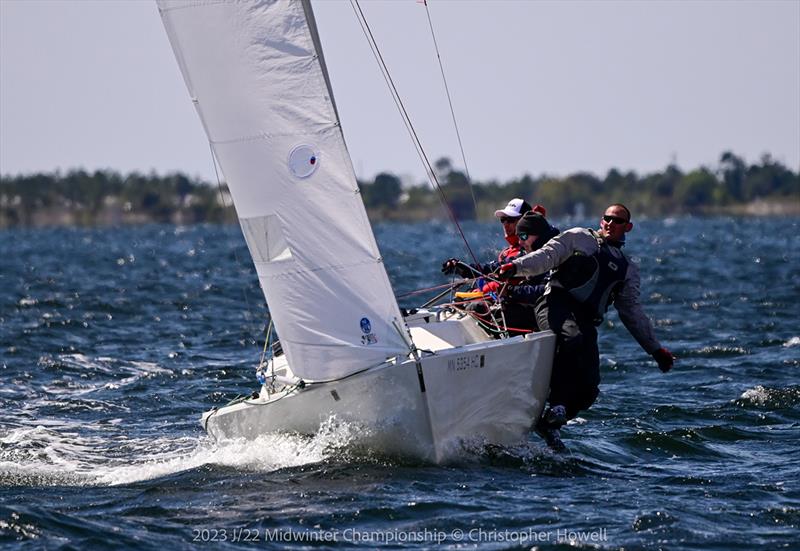 2023 J/22 Midwinter Championship photo copyright Christopher Howell taken at Fort Walton Yacht Club and featuring the J/22 class