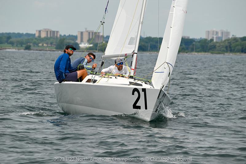 2023 J22 North American Championship - Day 2 photo copyright Christopher Howell taken at  and featuring the J/22 class