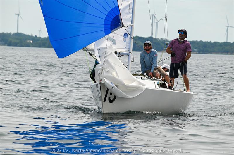 2023 J22 North American Championship - Day 2 photo copyright Christopher Howell taken at  and featuring the J/22 class