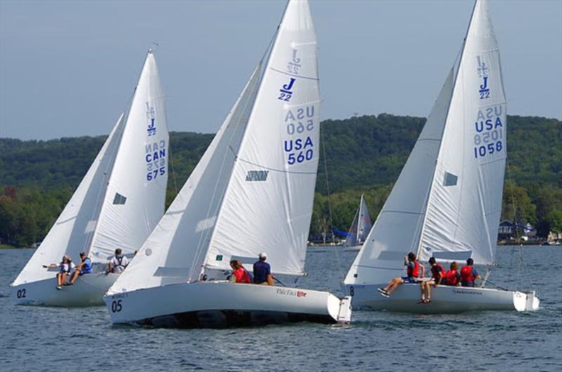 Red Fox Regatta at Charlevoix Yacht Club photo copyright Charlevoix Yacht Club taken at Charlevoix Yacht Club and featuring the J/22 class